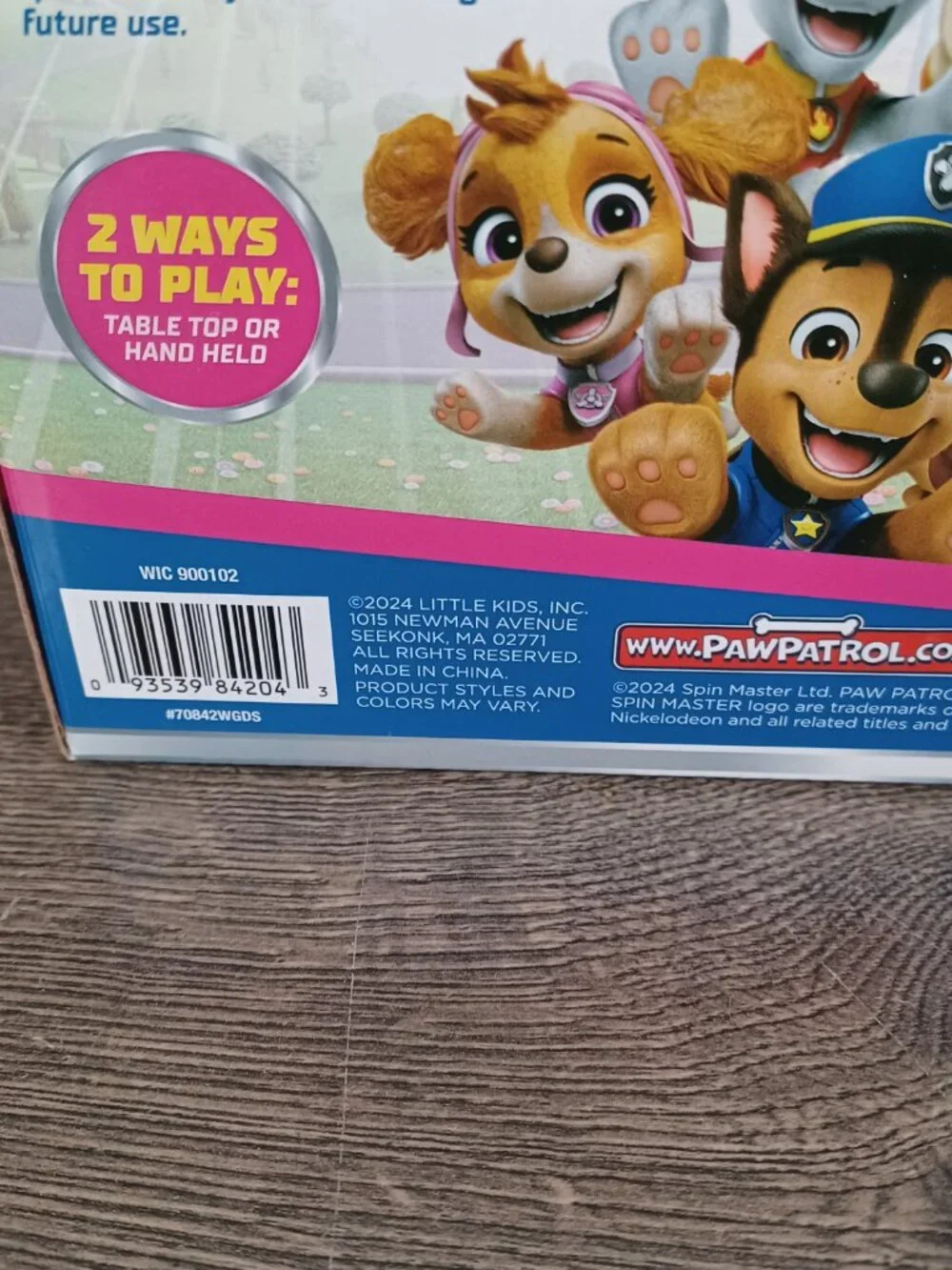 NIB Nickelodeon  PAW Patrol Skye No-Spill Blast-Off Bubble Blower Toy